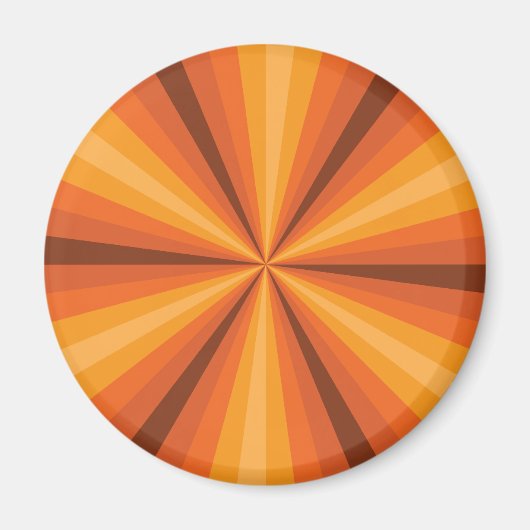 Optical Illusion Oranje magneet (Voorkant)