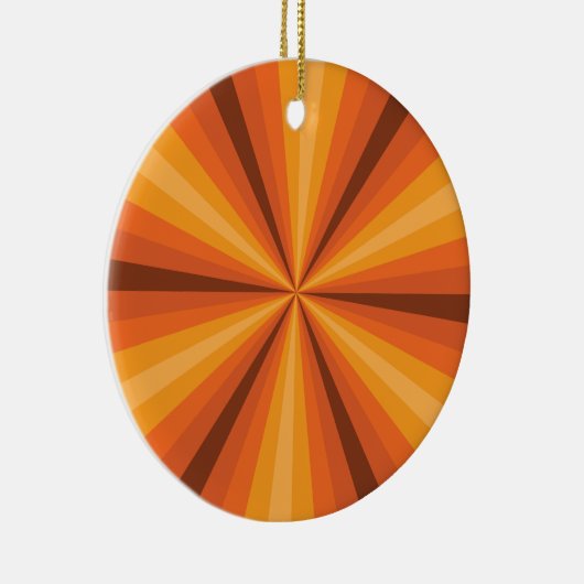 Optical Illusion Oranje Ornament (Rechts)