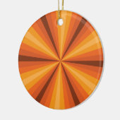 Optical Illusion Oranje Ornament (Links)