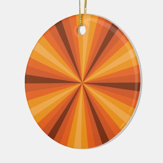 Optical Illusion Oranje Ornament (Links)