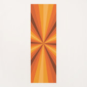 Optical Illusion Oranje yogamat (Voorkant)