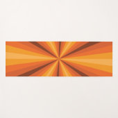 Optical Illusion Oranje yogamat (Voorkant (horizontaal))