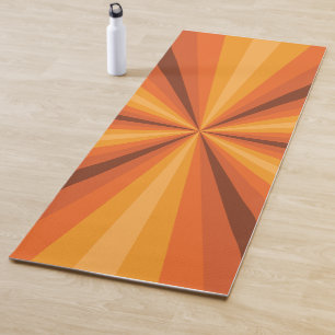 Optical Illusion Oranje yogamat