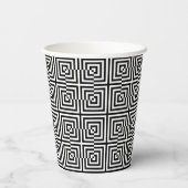 Optical Illusion Party Cups - set 1 Papieren Bekers (Achterkant)