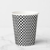 Optical Illusion Party Cups - set 2 Papieren Bekers (Achterkant)