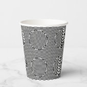Optical Illusion Party Cups - set 3 Papieren Bekers (Achterkant)