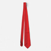 Optical Illusion Red Men's Neck Tie Stropdas (Achterkant)
