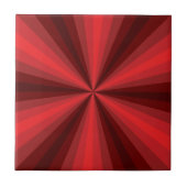Optical Illusion Red Tegel Tegeltje (Voorkant)