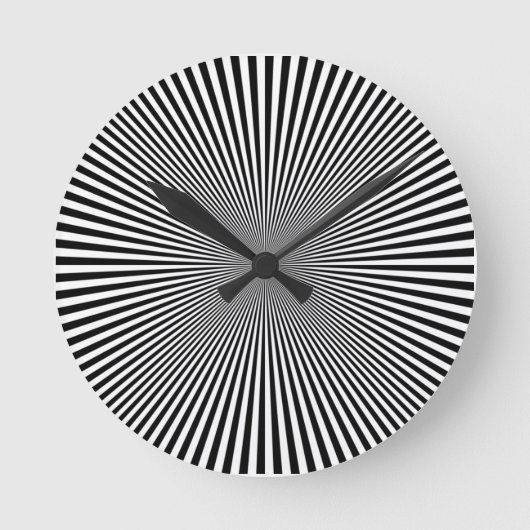 optical illusion ronde klok (Voorkant)