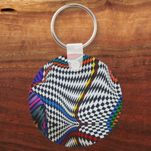 Optical Illusion Sleutelhanger (Voorkant)