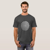 Optical Illusion Spiral T-shirt (Voorkant volledig)