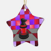 Optical Knight Chess CricketDiane 2013 Keramisch Ornament (Links)