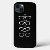 Opticiaanse ogen op glazen Opticien Case-Mate iPhone Case (Achterkant)