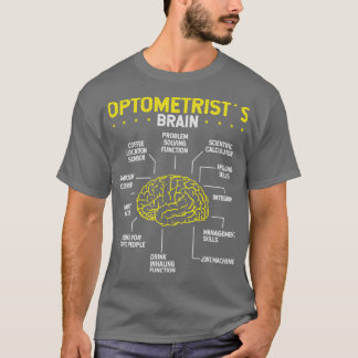 Optician Brain Optomestry Glasses Eye Whisperer T-shirt