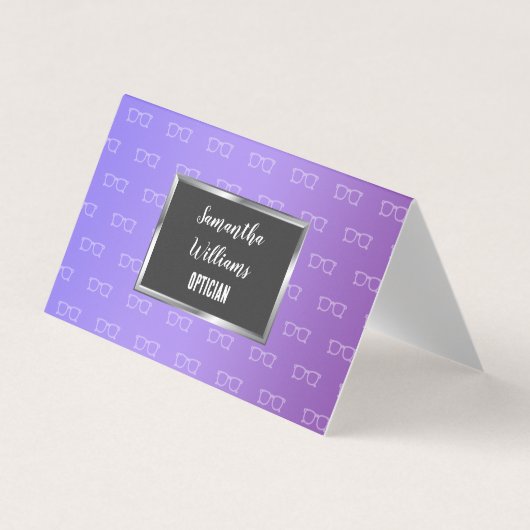 👁️ Optician Custom QR Visitekaartje (Voorkant)