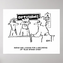 Optician is asked for "Spanish Eyes" Poster