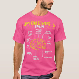 Opticien Brain Optomestry Glasses Oogkever 1 T-shirt