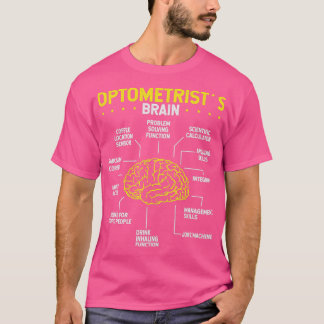 Opticien Brain Optomestry Glasses Oogkever 1 T-shirt