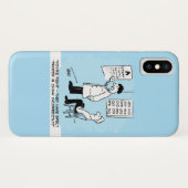 Opticien controleert spelling op optische wandkaar Case-Mate iPhone case (Achterkant (horizontaal))