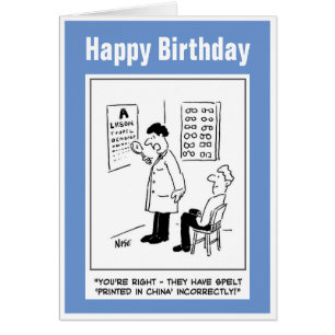 Opticien die een oogtest afgeeft