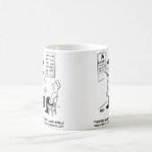 Opticien die een oogtest afgeeft koffiemok (Center)