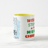 Opticien die een oogtest afgeeft mok (Midden)