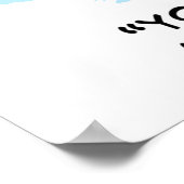 Opticien die een oogtest afgeeft poster (Hoek)