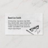 Opticien Glases Visitekaartje (Achterkant)