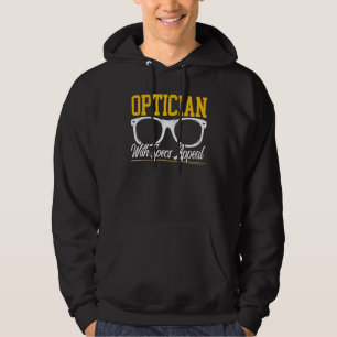 Opticien Met Bril Appeal Oogarts Oftalmologie Hoodie