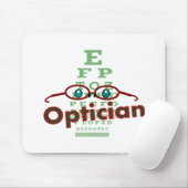 Opticien-Ooggrafieken Muismat (Met muis)