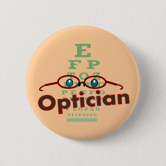 Opticien-Ooggrafieken Ronde Button 5,7 Cm (Voorkant)
