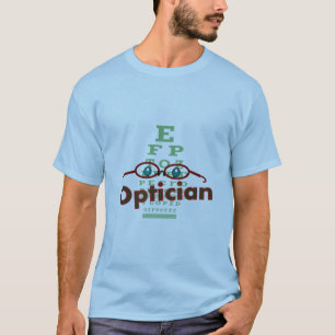 Opticien-Ooggrafieken T-shirt