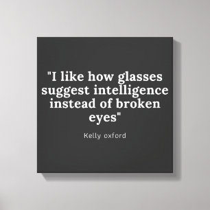 Opticien, Optometrist en Oftalmoloog, citaat Canvas Afdruk