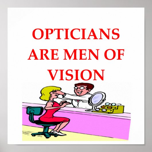 opticien poster (Voorkant)