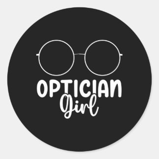 Opticien Ronde Sticker