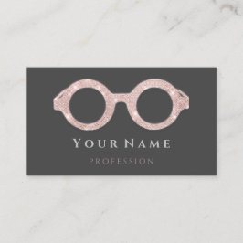 Opticien Roos Oogzorg Optische glazen grijs Visitekaartje