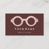 Opticien Roos Oogzorg Optische Mode glazen Visitekaartje (Voorkant)