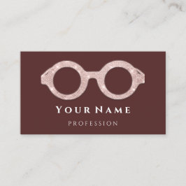 Opticien Roos Oogzorg Optische Mode glazen Visitekaartje