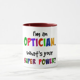 Opticien superkracht mok