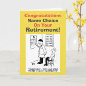 Opticiënpensioen Kaart (Gele Bloem)