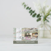 Opticiens & Optometristen Visitekaartje. Visitekaartje (Staand voorkant)