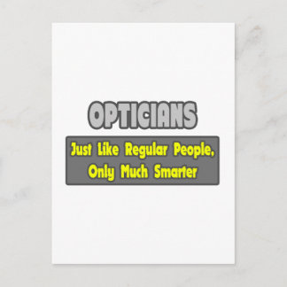 Opticiens ... Smarter Briefkaart