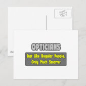 Opticiens ... Smarter Briefkaart (Voorkant / Achterkant)