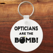Opticiens zijn de bommen! sleutelhanger (Voorkant)