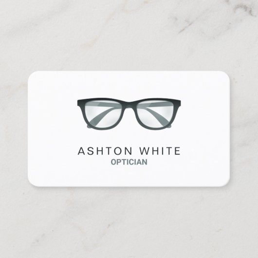 Opticus Optometrist Custom QR Visitekaartje (Voorkant)