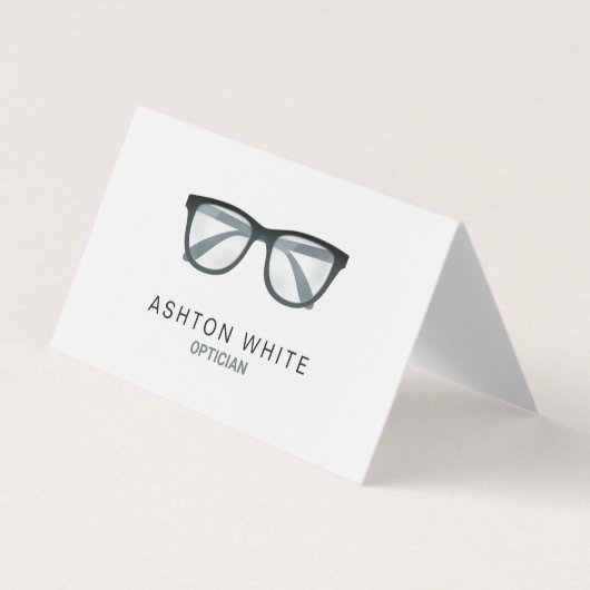 Opticus Optometrist Custom QR Visitekaartje (Voorkant)
