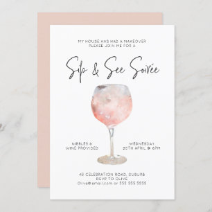 Optie 1: Sip & See Soiree  Kaart
