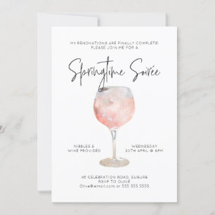 Optie 3: Springtime Soiree Invitation Kaart