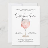 Optie 3: Uitnodiging Springtime Soiree (Voorkant)