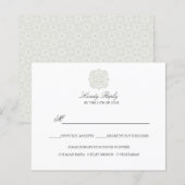 Optie menu Chic Tegels elegant WEDDING REPLY (Voorkant / Achterkant)